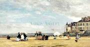 Eugene Boudin Jetty At Trouville oil on canvas